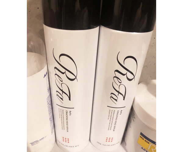 六花のヘッドスパで使用するRefaの炭酸